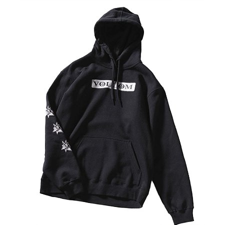 Moletom Volcom Canguru Dual Stone WT24 Masculino Preto