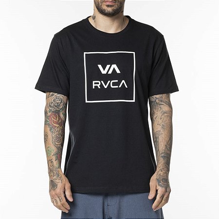 Camiseta RVCA VA All The Way WT24 Masculina Preto