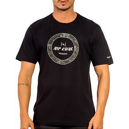 Camiseta Rip Curl Circle GM 10 Big WT24 Preto