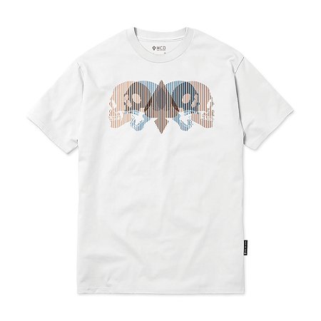 Camiseta MCD Skull Relevo WT24 Masculina Branco