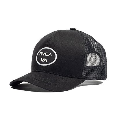 Boné RVCA Aba Curva Newland Trucker WT24 Preto