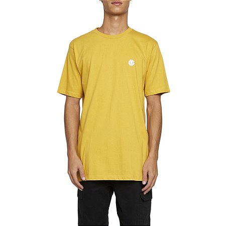 Camiseta Element Basic Crew Color WT24 Masculina Amarelo