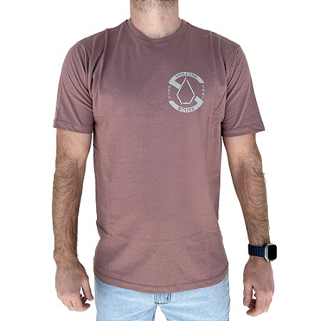 Camiseta Volcom Celler WT24 Masculina Bordo