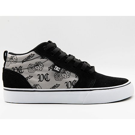 Tênis DC Shoes DC Anvil LA Mid W WT24 Black/Grey/White