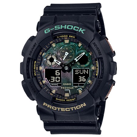 Relógio G-Shock GA-100RC-1ADR Preto