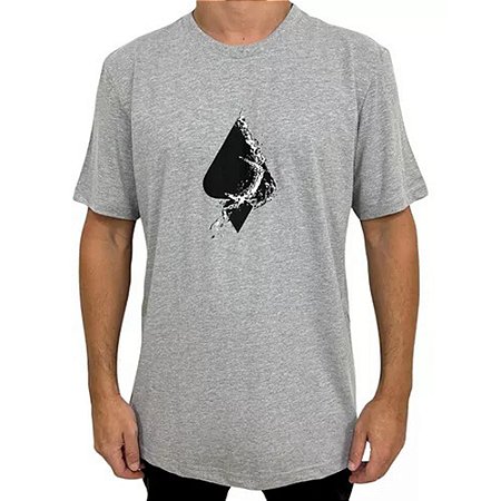Camiseta MCD Espada Liquida WT24 Masculina Cinza Mescla