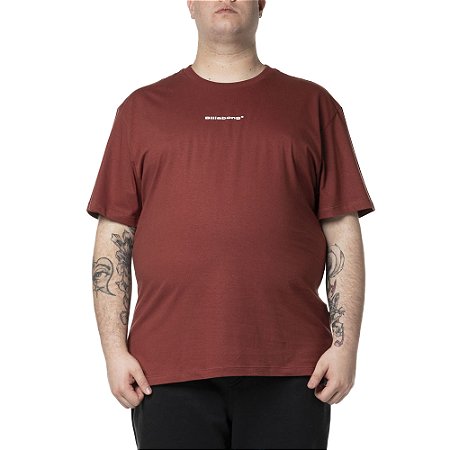 Camiseta Billabong Smitty Plus Size WT24 Masculina Vinho