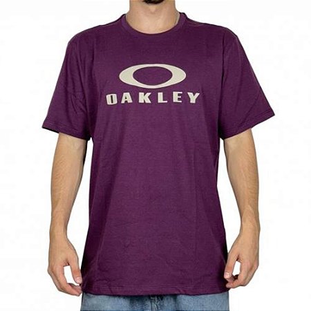 Camiseta Oakley O-Bark SS WT24 Masculina Vintage Purple