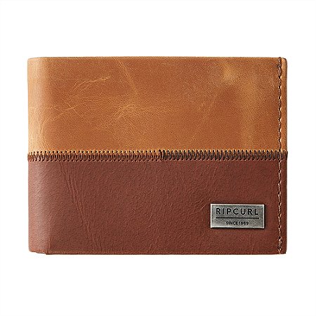 Carteira Rip Curl Stitched Rfid All Day SM24 Tan/Brown