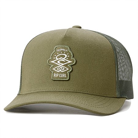 Boné Rip Curl Aba Curva Search Icon Trucker WT24 Olive