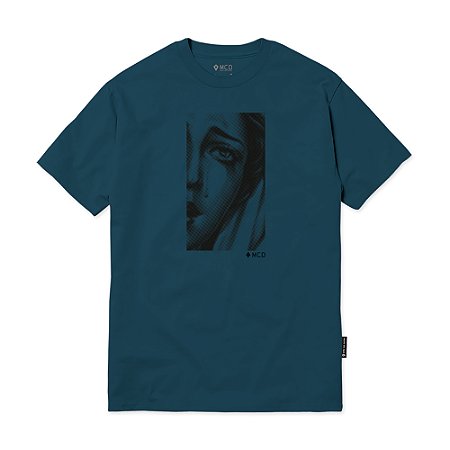 Camiseta MCD Santa Reticulada WT24 Masculina Azul Deep