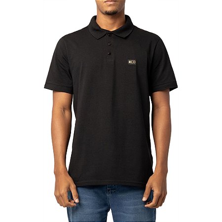Camisa MCD Polo MCD WT24 Masculina Preto