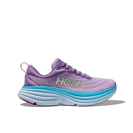 Tênis Hoka Bondi 8 Feminino Lilás/Azul
