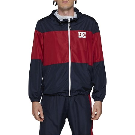 Jaqueta DC Shoes The Trad Block 2 WT24 Marinho/Vermelho