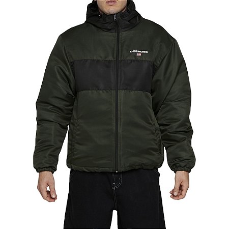 Jaqueta DC Shoes Hooded USA WT24 Masculina Verde/Preto