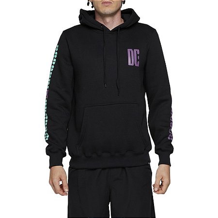 Moletom DC Shoes Canguru Sportster 305G WT24 Masculino Preto