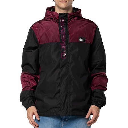Jaqueta Quiksilver Hurry Down WT24 Masculina PretoVermelho Radical Place Loja Virtual de Produtos Esportivos