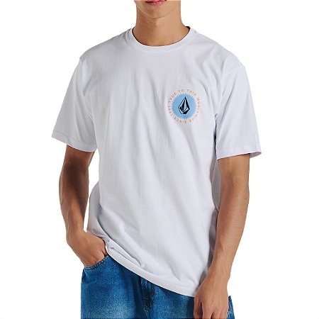 Camiseta Volcom Shaped Up WT24 Masculina Branco