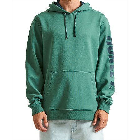 Moletom Hurley Canguru Acadia Heat Fleece WT24 Turquesa
