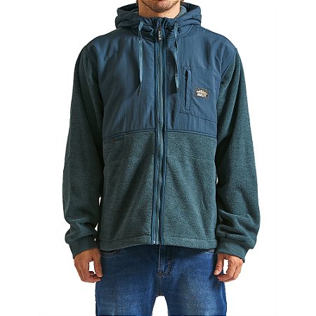 Moletom Hurley Aberto Huron Burrito Full Zip WT24 Marinho