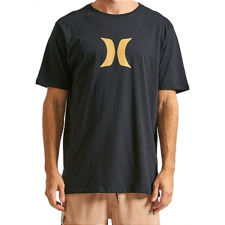 Camiseta Hurley Icon WT24 Masculina Preto