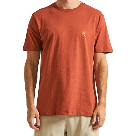 Camiseta Hurley Mini Circle Icon WT24 Masculina Vermelho