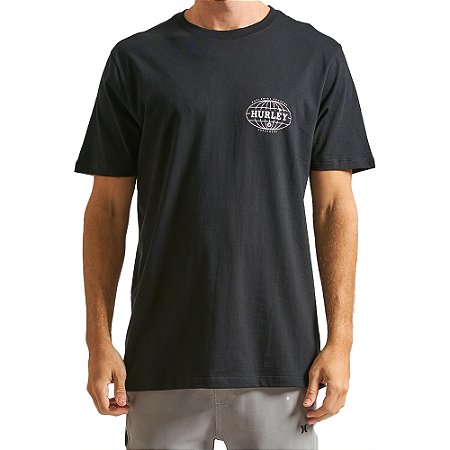 Camiseta Hurley Global WT24 Masculina Preto