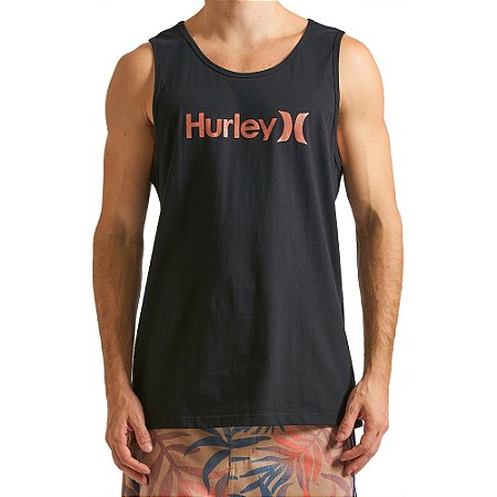 Regata Hurley O&O Solid WT24 Masculina Preto