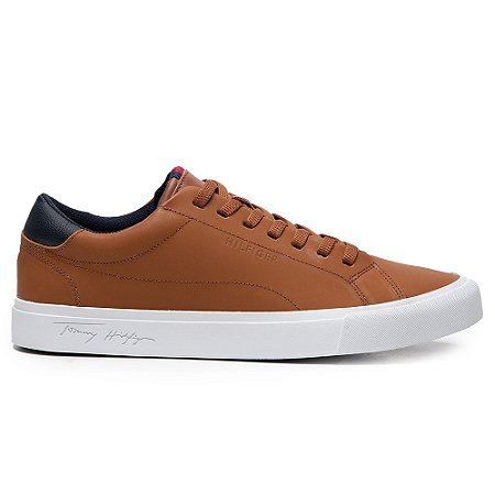 Tênis Tommy Hilfiger Greg 1A Masculino Cognac