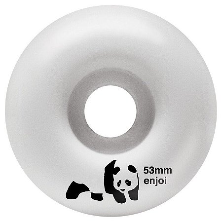 Roda Skate Enjoi Panda Wheel 53mm Branca