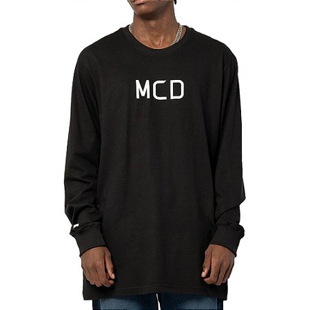 Camiseta MCD Manga Longa Regular ML MCD WT24 Preto