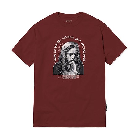 Camiseta MCD Perg Santa WT24 Masculina Vinho Dragon