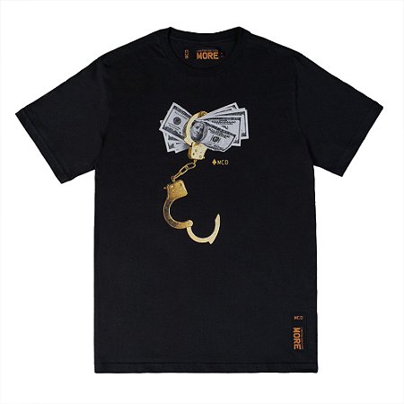 Camiseta MCD Algema Referencia WT24 Masculina Preto