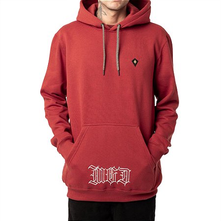 Moletom MCD Canguru Santa MCD WT24 Masculino Vinho Dragon