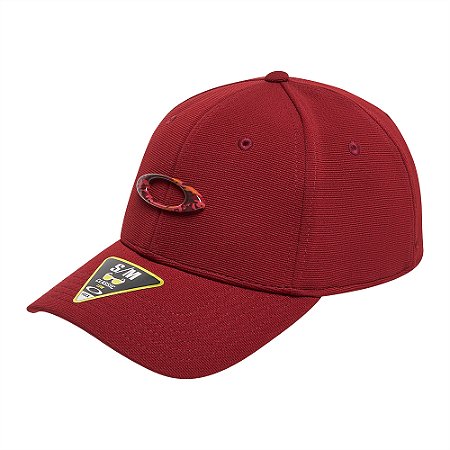 Boné Oakley Aba Curva Tincan Cap Iron Red