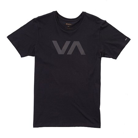 Camiseta RVCA VA Black Preta