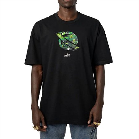 Camiseta Lost Especial Saturn Trash SM25 Masculina Preto