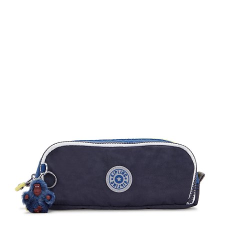 Estojo Kipling Gitroy Fantasy Blue Bl Azul
