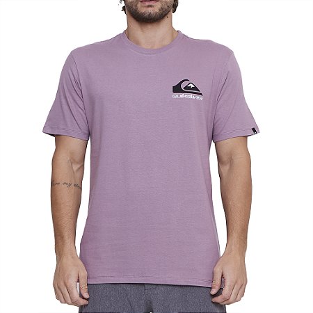 Camiseta Quiksilver Omni Logo SM25 Masculina Roxo