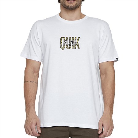 Camiseta Quiksilver Tribes SM25 Masculina Branco