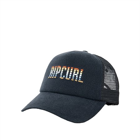 Boné Rip Curl Aba Curva Mixed Revival Trucker SM25 Black
