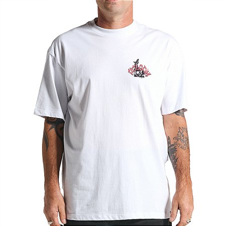 Camiseta Volcom Comfort Pure Joy SM25 Masculina Branco