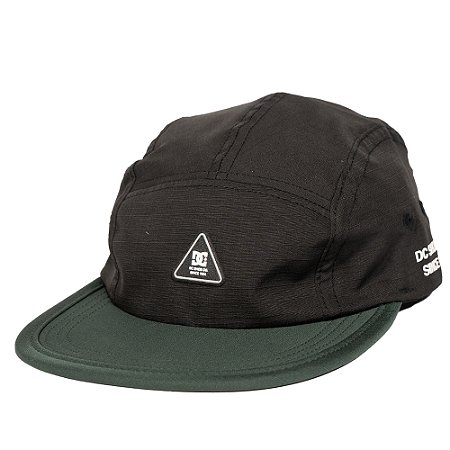Boné DC Shoes Aba Reta Cantera SM25 PretoVerde Escuro