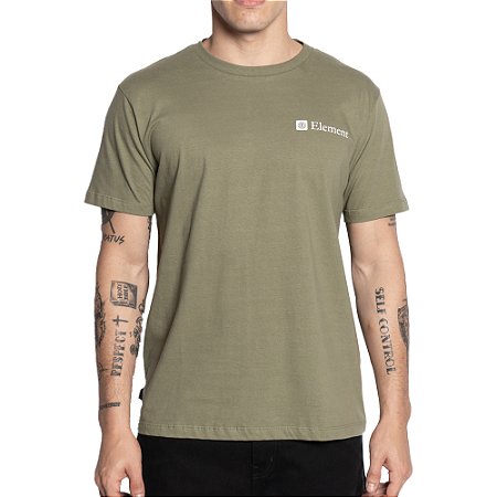 Camiseta Element Classic Smokey BP SM25 Masculina Verde