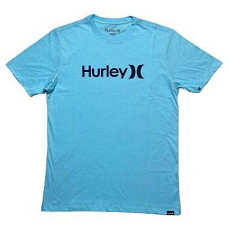 Camiseta Hurley O&O Solid SM25 Masculina Azul