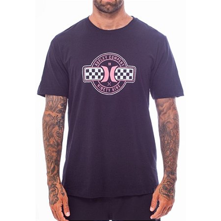 Camiseta Hurley Racing SM25 Masculina Preto