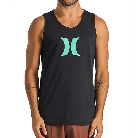 Regata Hurley Icon SM25 Masculina Preto