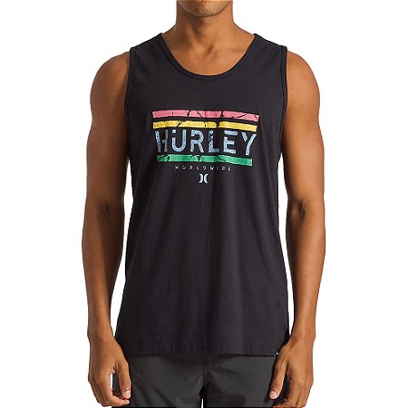 Regata Hurley Jam SM25 Masculina Preto
