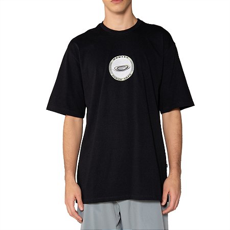 Camiseta Oakley Heritage Metal SM25 Masculina Blackout