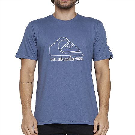 Camiseta Quiksilver New Tour SM25 Masculina Azul Escuro